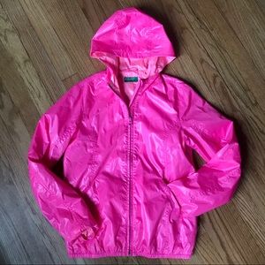 Benetton windbreaker Jacket in Hot Pink